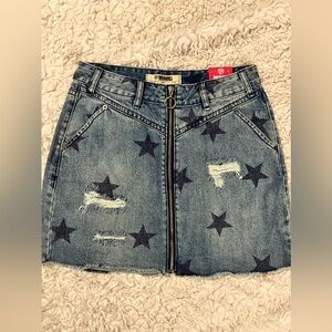 Stars Zipper Skirt